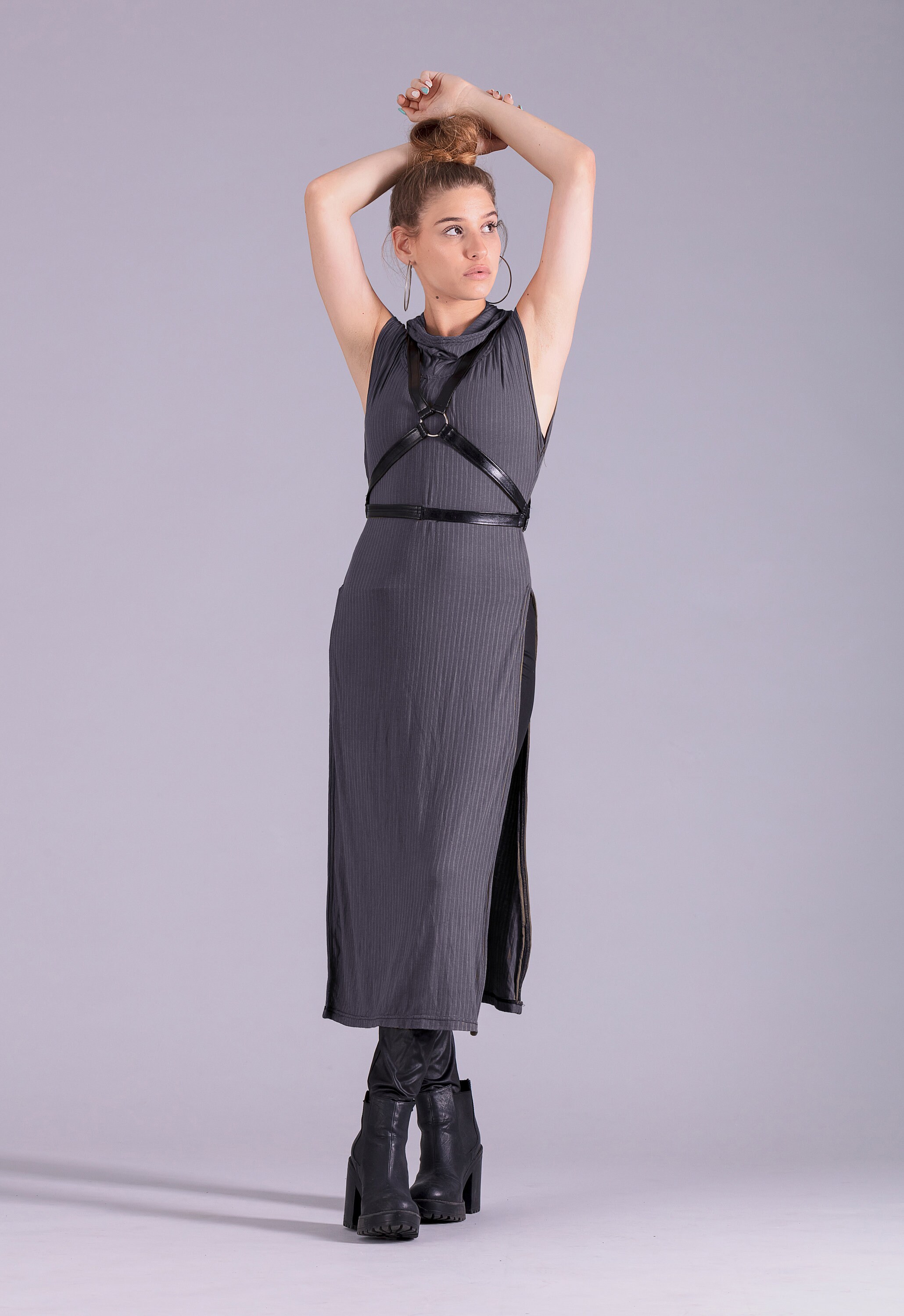 elliatt rattle knit dress Celeste Mini - Black Sale24July20 main image 1