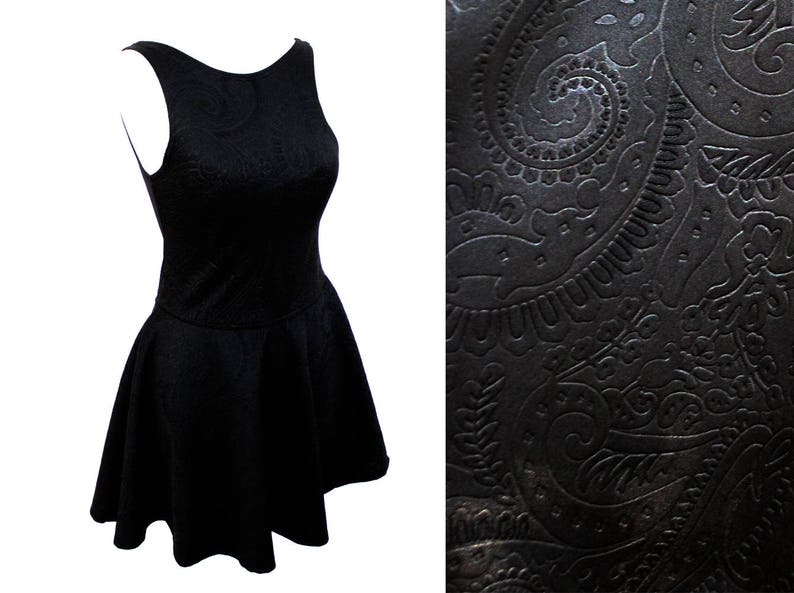 little black skater dress