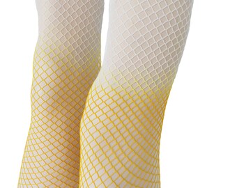 Ombre Fishnet Tights Rave | Etsy 