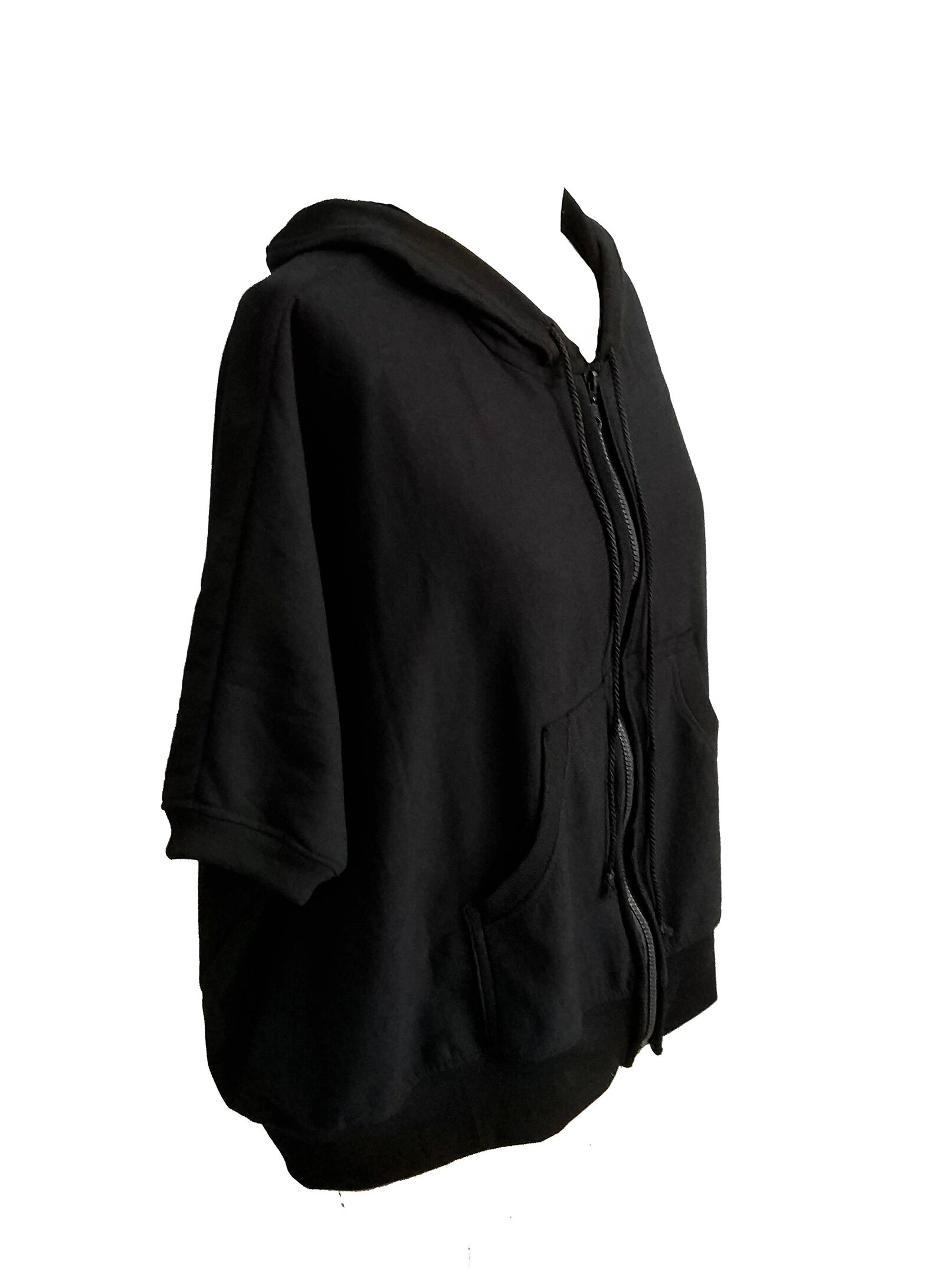 Oversized Hoodie Zip up Black Hoodie Cropped Hoodie Hoodies Etsy