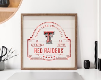 Texas Tech Red Raiders  Wall Art | Texas Tech Red Raiders Artwork ( Officially Licensed)