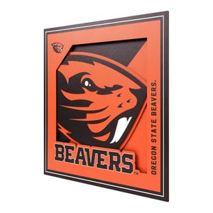 Oregon State Beavers Wall Art | Oregon State Beavers  Wall Sign| Oregon State Beavers Wall Hanging 12x12