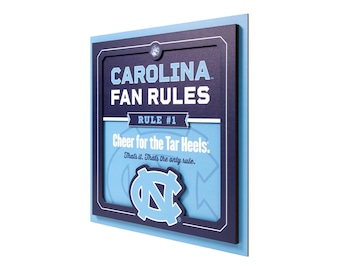 North Carolina Tarheels Wall Art | North Carolina Tarheels Wall Sign| North Carolina Tarheels Wall Hanging 12x12