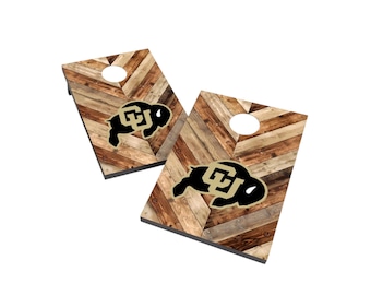 Colorado Buffaloes Cornhole Boards 2x3 (Officially Licensed) Carry Case, Board Covers and Score Tower Add-Ons