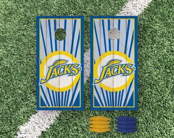 South Dakota State Jackrabbits Cornhole Boards 2x4  Carry Case, Board Covers and Score Tower Add-Ons(Officially Licensed)