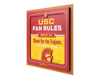 USC Trojans | USC Trojans Wall Sign| USC Trojans Wall HangingWall Art 12x12