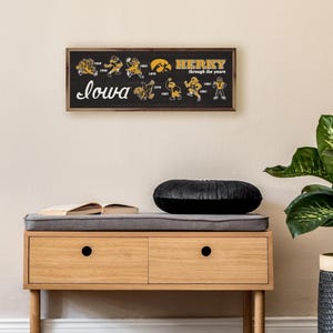 Arte mural de los Iowa Hawkeyes / Obra de arte de los Iowa Hawkeyes (con licencia oficial)