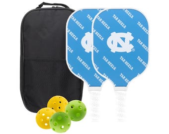 North Carolina Tarheels Pickleball Paddle Set