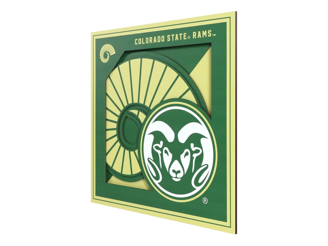 Colorado State Rams Wall Art | Colorado State Rams Sign | Colorado State Rams Wall Hanging 12x12