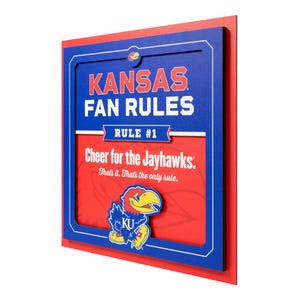Kansas Jayhawks  Wall Art | Kansas Jayhawks Sign | Kansas Jayhawks Wall Hanging 12x12