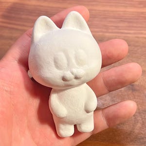 DIY color-your-own cat desk buddy