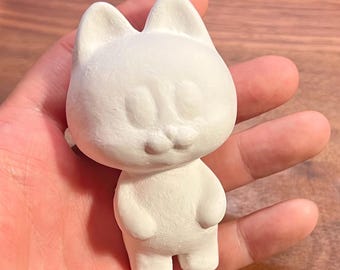 Gatto da colorare fai da te, compagno di scrivania