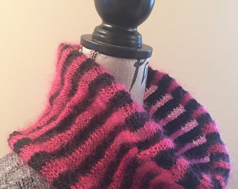 Light-As-Air Cowl Handmade in Silk, Mohair and Wool ~ My Mum's An 80's Girl!