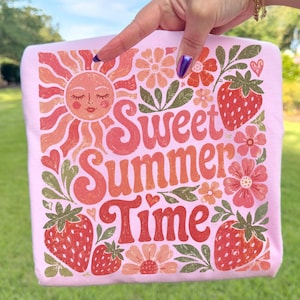 Design bohème estival « Sweet Summer Time » PNG à sublimation (téléchargement numérique)