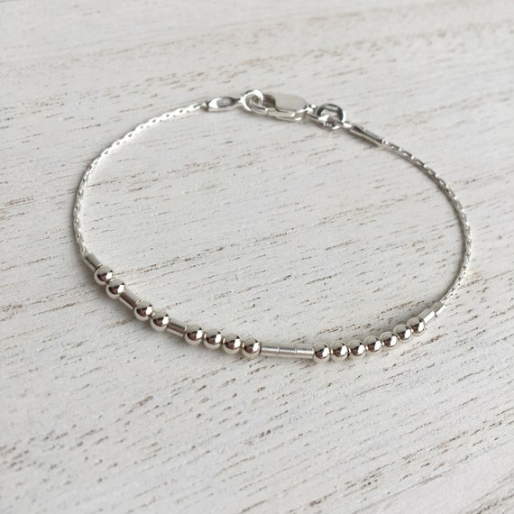 custom morse code bracelet