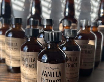 Small Batch Organic Vanilla Extract – Slow Aged