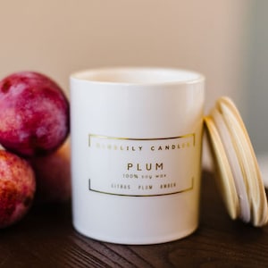 Plum Soy Candle