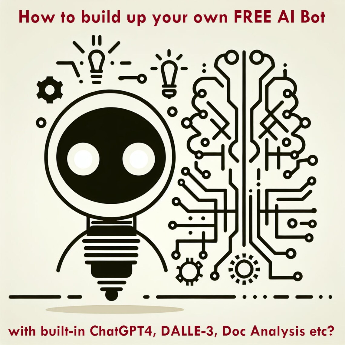 How to build up your own free ai bot with built in chatgpt 4o dalle 3