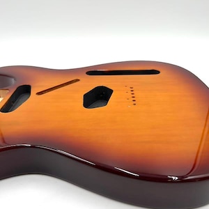 Warmtone Custom Guitars Tele Style Guitar Body “Classic Tobacco Burst”