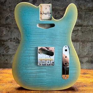 Warmtone Custom Guitars Tele Style Guitar Body “Golden Summer”