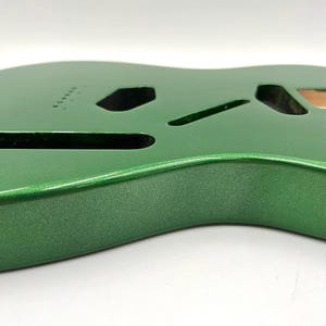 Warmtone Custom Guitars Tele Style Guitar Body “Pure Green”