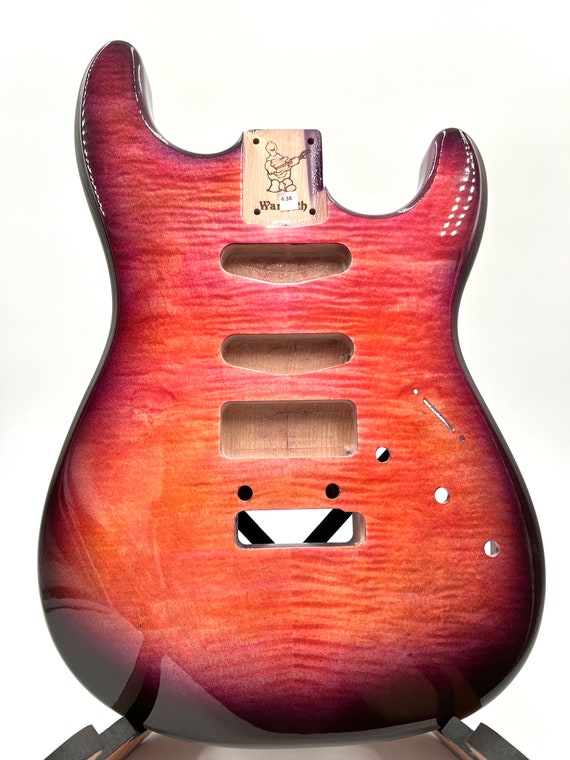Warmoth Custom Stratocaster “tequila Sunrise “ Strat Flamed