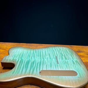 Warmtone Custom Guitars Manopole Stratocaster Alluminio Verde Mezzanotte - Foto 2