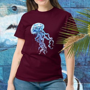 Unisex Classic Tee - 
Jellyfish T-Shirt - Jelly Fish T-Shirt - Jellyfish Tentacle Shirt - Graphic Jellyfish Tee - Jellyfish Minimalist Shirt - Goblincore T-shirt - Marine Biologist Tee