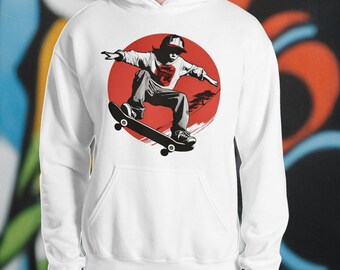 Urban Skateboarder Hoodie: Weiches Skating-Sweatshirt aus Baumwollgemisch