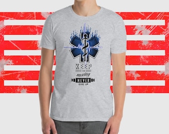 Star of Life EMS T-Shirt: Keep Moving Graphic Tee