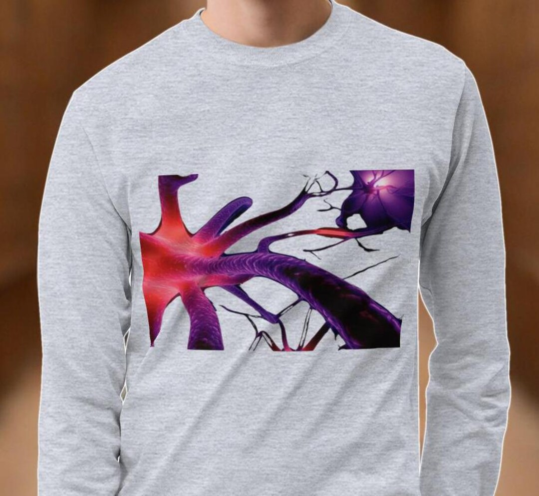 Men's Long Sleeve Neuron Shirt: Neuroscience Student Tee - Etsy