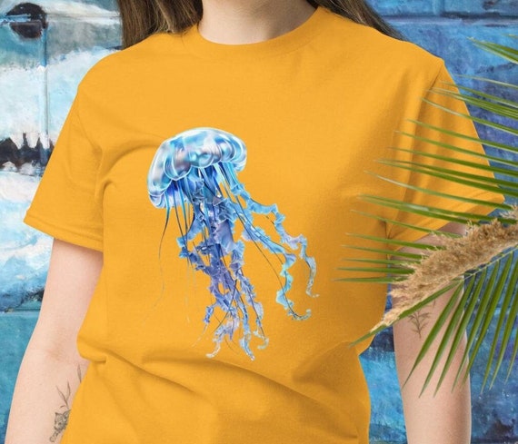 Jellyfish Graphic T-Shirt: Minimalist Ocean Lover Tee