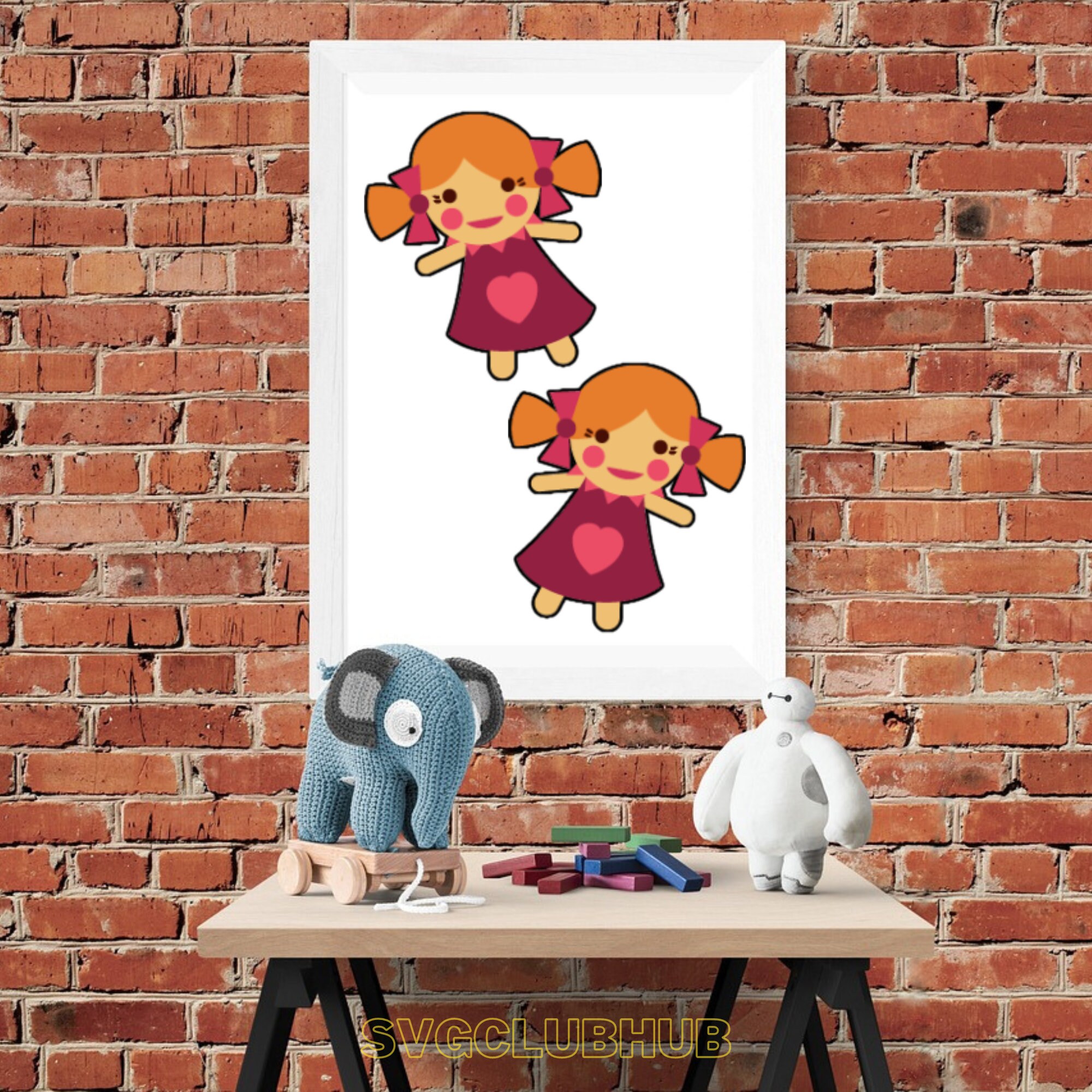 Doll SVG, Doll Toy SVG, Doll Clipart, Doll Vector File, Doll Cut Files ...
