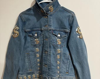 Levi's denim jack met print: The Money-jack