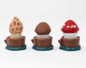 Mushroom Clickers | Morel | Porcini | Fly Agaric | Fly Amanita | Tree Stump | Fidget