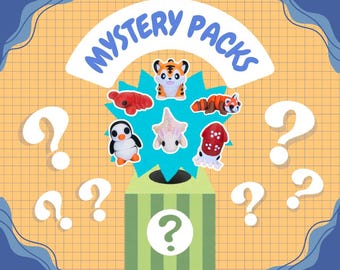 Mini Animals Mystery Packs | 3 Sizes | Articulating Tiny Animals | 3D Printed Fidget Toy | Sensory Toy | Animal Gift | Baby Animals |