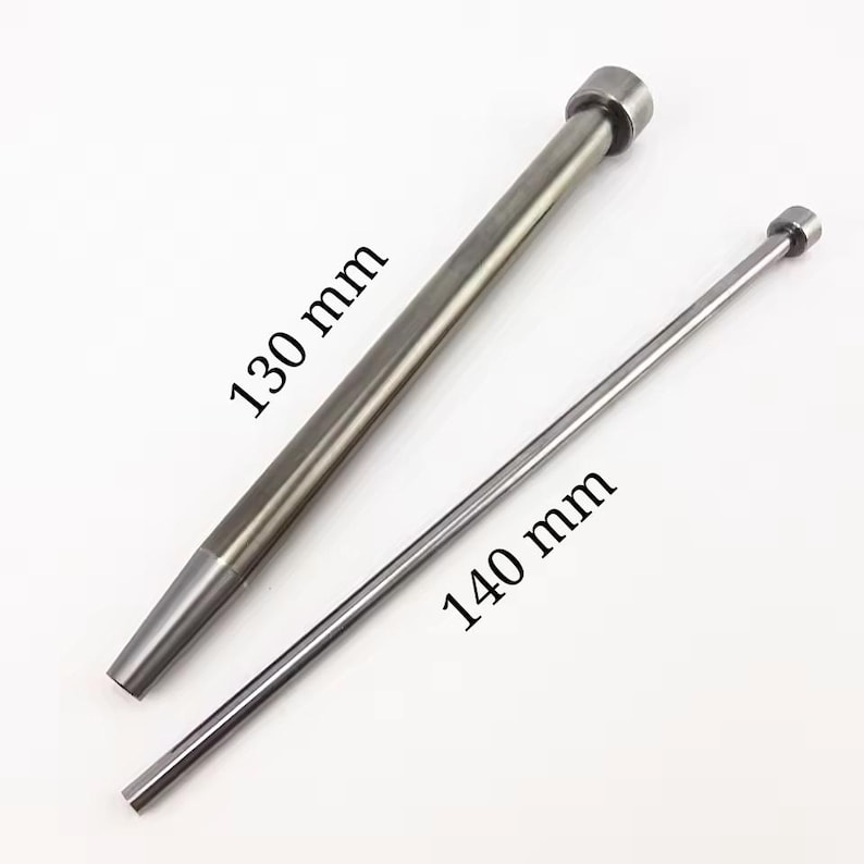 K&ouml;nnte beinhalten: Zwei Metallst&auml;be, einer 130 mm lang und der andere 140 mm lang.