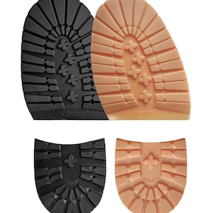 Vibram Mortara Mini Lug Half Sole  & Roccia Heel 1205 DIY Shoe Repair Shoemaking