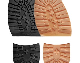 Vibram Mortara Mini Lug Half Sole  & Roccia Heel 1205 DIY Shoe Repair Shoemaking