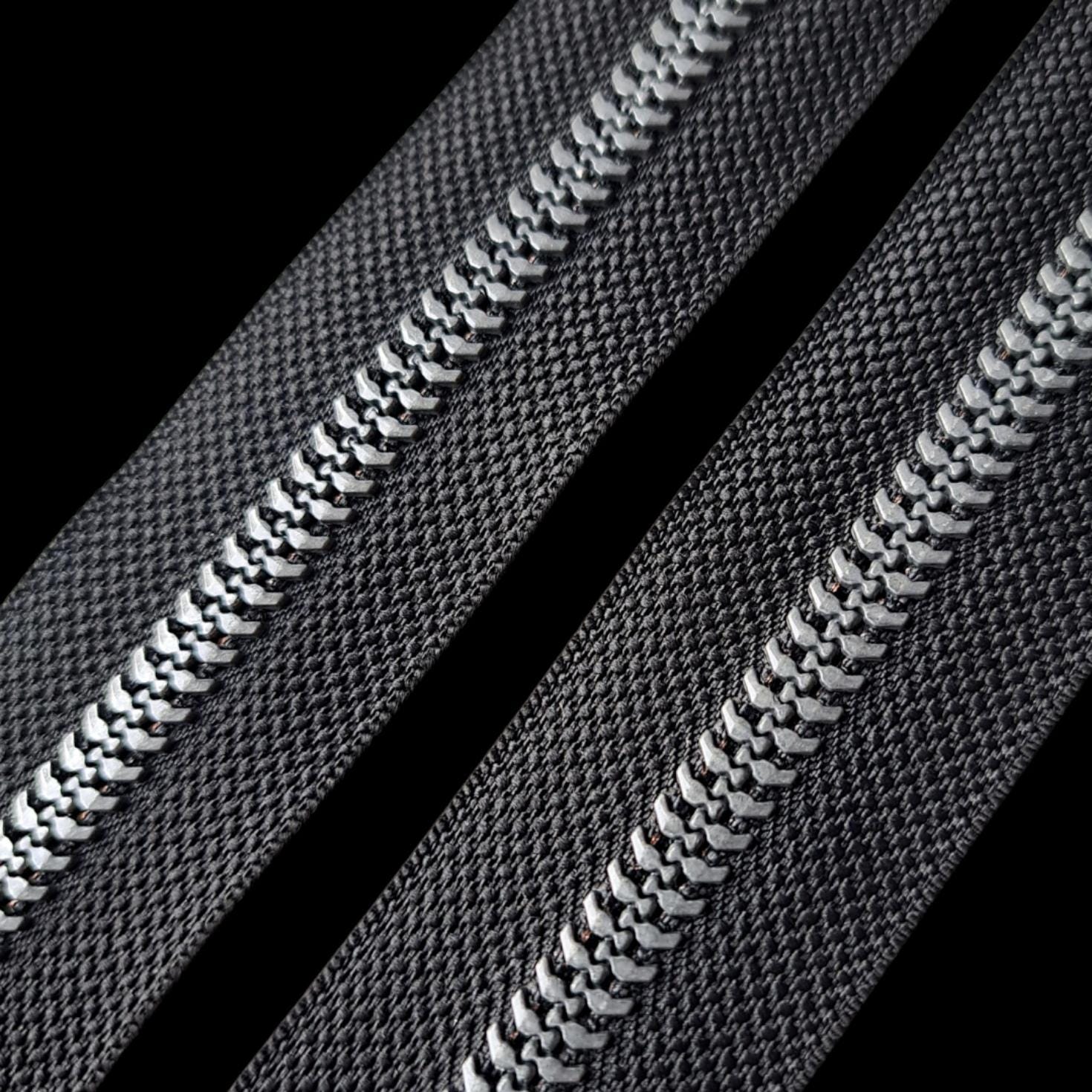 Waldes #7 Zin Zipper Meta Zipper Vintage Zipper Asahi Fasteners
