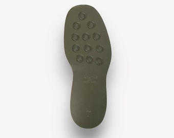 Dainiet-zool met studs Olijfgroen Schoenmakerij Made in England JR-zool Vibram