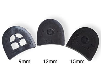 US Plastic Heel Base 9/ 12/ 15 mm Made in USA-Schuhmacher-Schuhreparatur-Vibram