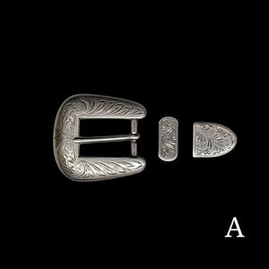 Western Belt Buckle Set Navajo Belt Buckle Set Strap Buckle DIY