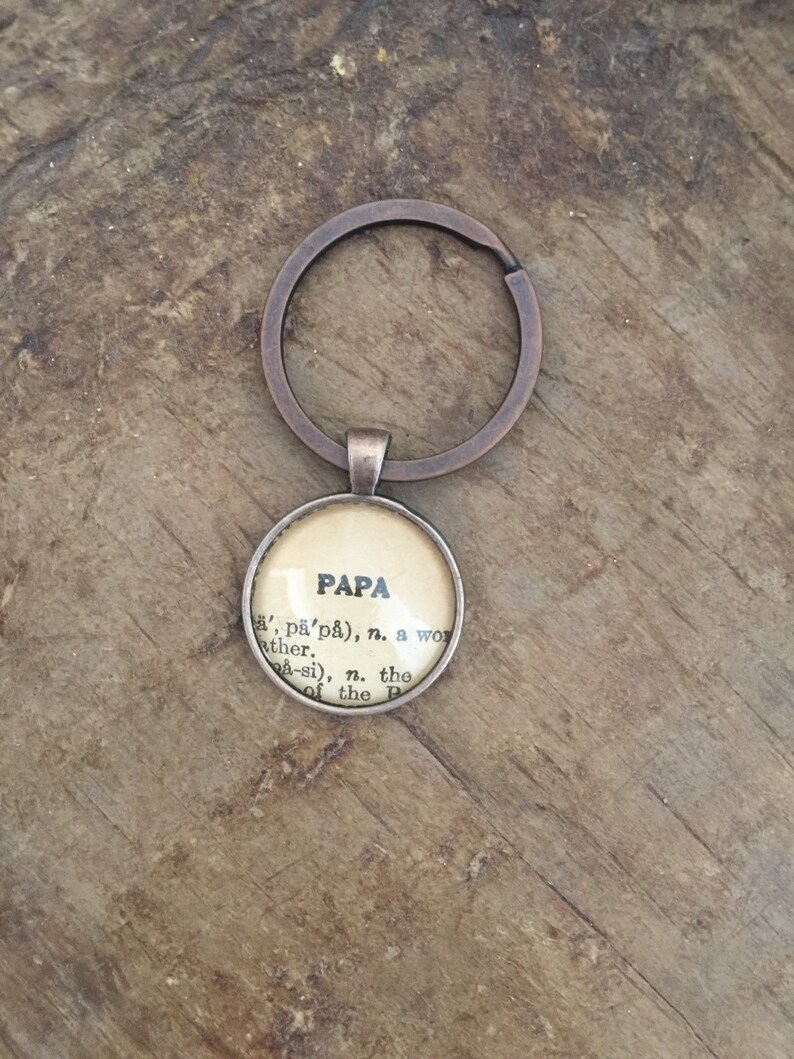 Definition Key Chains Vintage Dictionary You Choose the Word Etsy