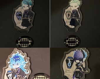Twisted Wonderland ceremonial robes acrylic standees
