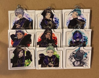 Twisted wonderland ceremonial robe keychain
