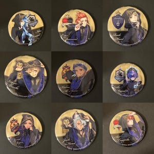 Twisted Wonderland badges/pins