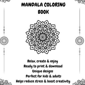 Mandala Coloring Book: Relax and Unleash Your Creativity