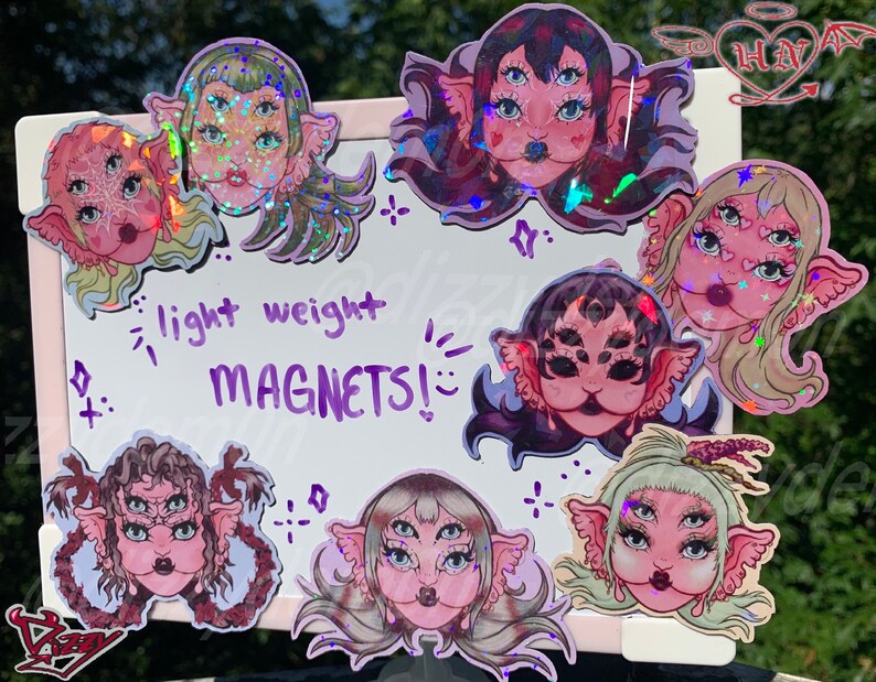 Melanie Martinez Creature Fairy Vinyl Faerie Portals Holographic Trilogy Tour Fridge