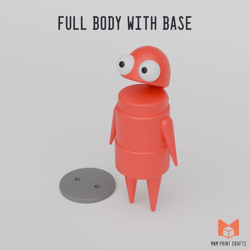 R.E.P.O. Semibot Robot 3D Printed Figure and Keychain - Etsy